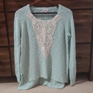 Baby blue sweater/blouse